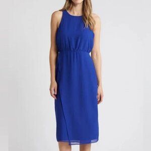 Sam Edelman Cobalt Blue Midi Dress NWT $128 Size 10